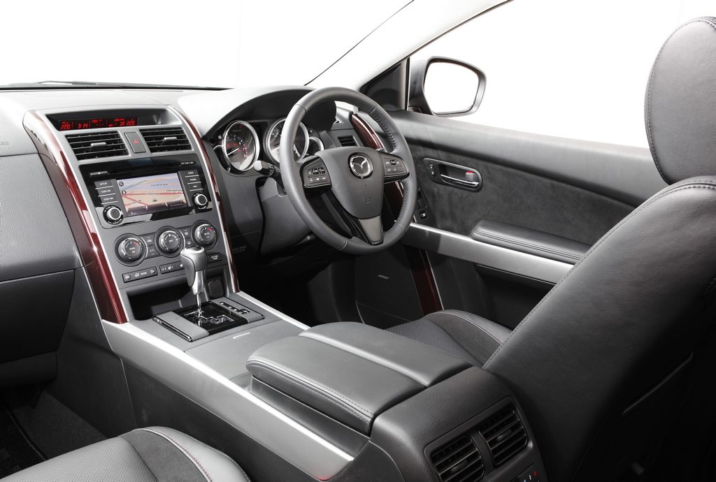 Inside the Mazda CX-9. Inside the Mazda CX-9.